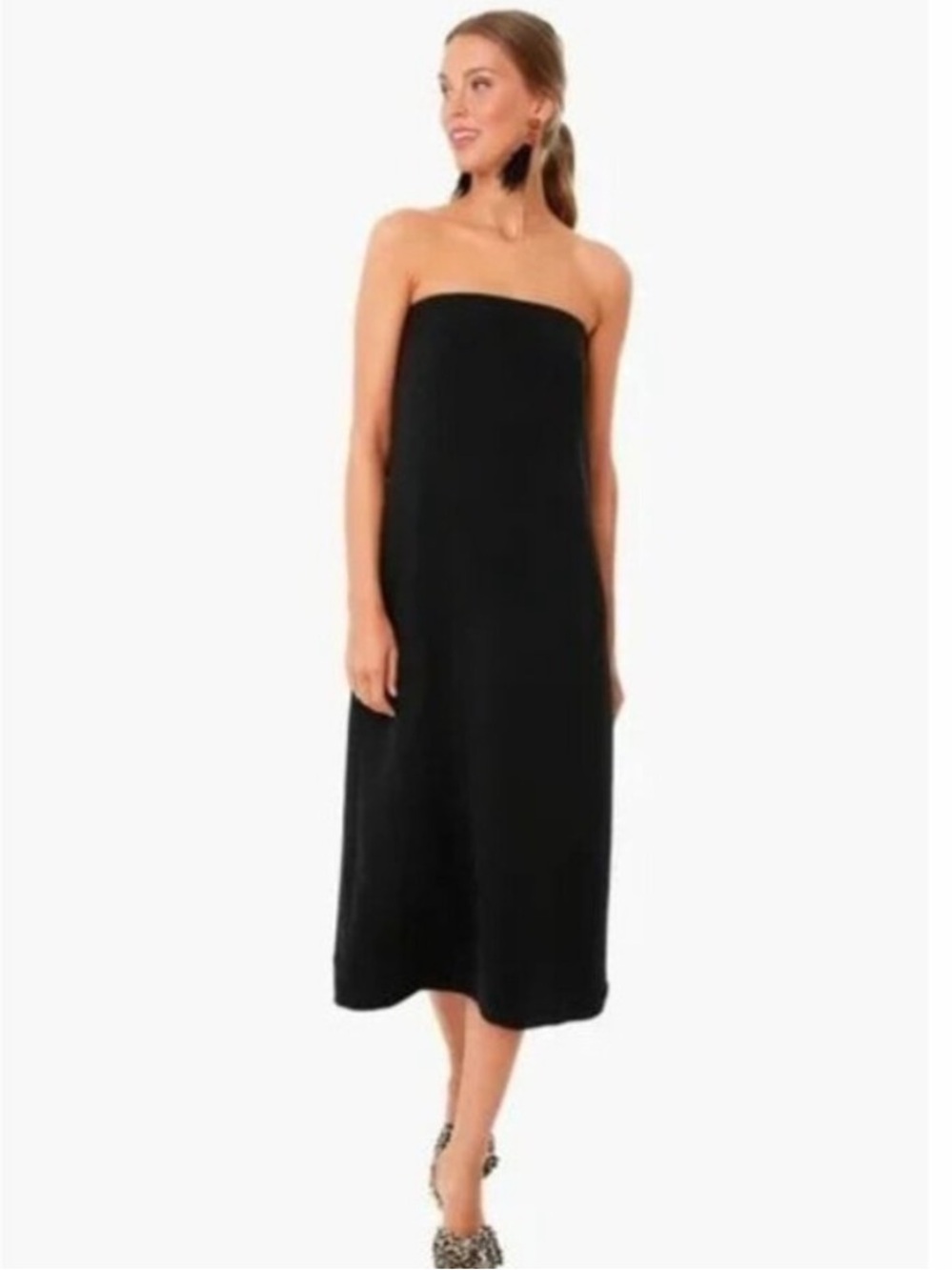 Tuckernuck Strapless Crepe Marin Dress, NWT